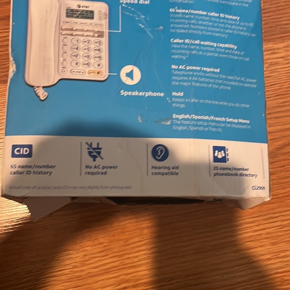 AT &T corded speakerphone with caller ID/call waiting capabilities - Picture 4 of 8